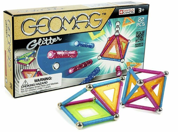 

Klocki Magnetyczne Geomag Glitter Panels 22 Elem
