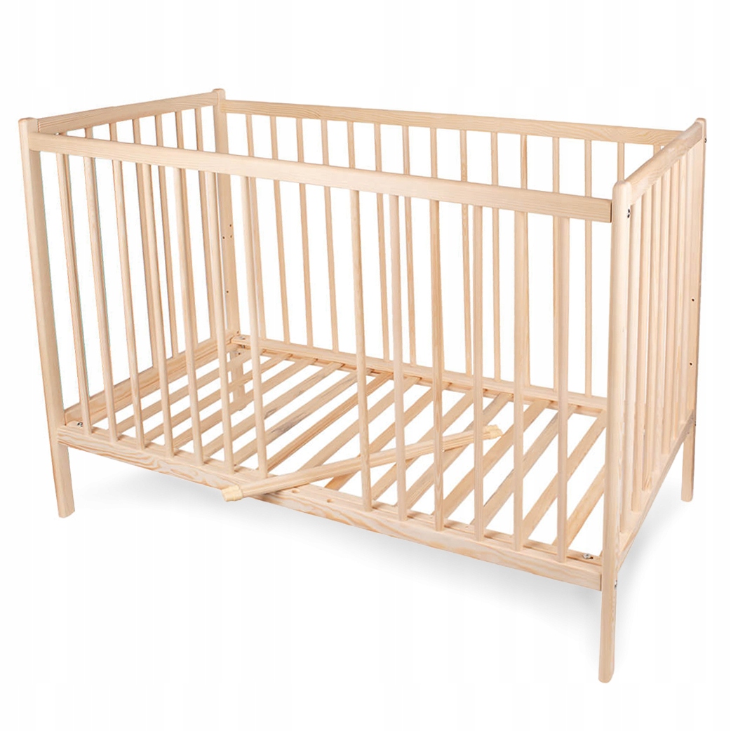 ДЕТСКАЯ КРОВАТКА 120X60CM ДЕРЕВЯННАЯ СОСНА ЭКО