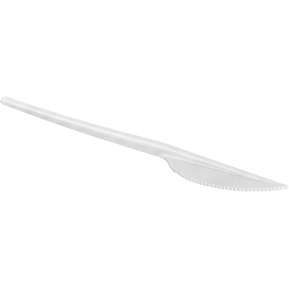 

Nóż noże plastikowy biały jednorazowe grill 100szt