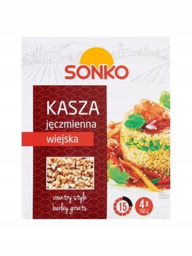 Sonko Venkovská ječná kaše 400 g (4 x 100 g)
