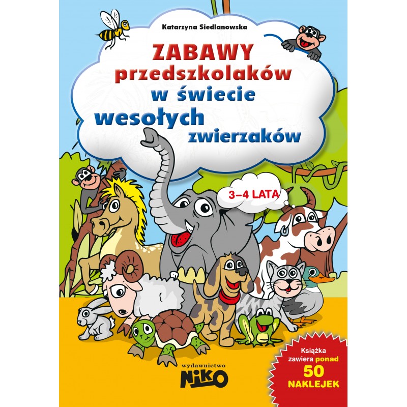 

Książka Zabawy Przedszkolaka od 3 lat naklejki