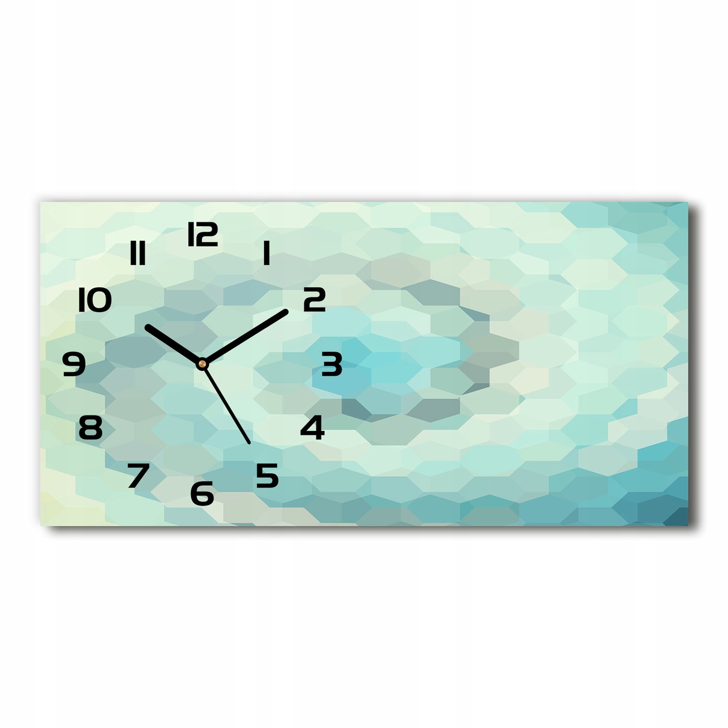 

Zegar ścienny szklany cichy Abstrakcja tło 60x30cm