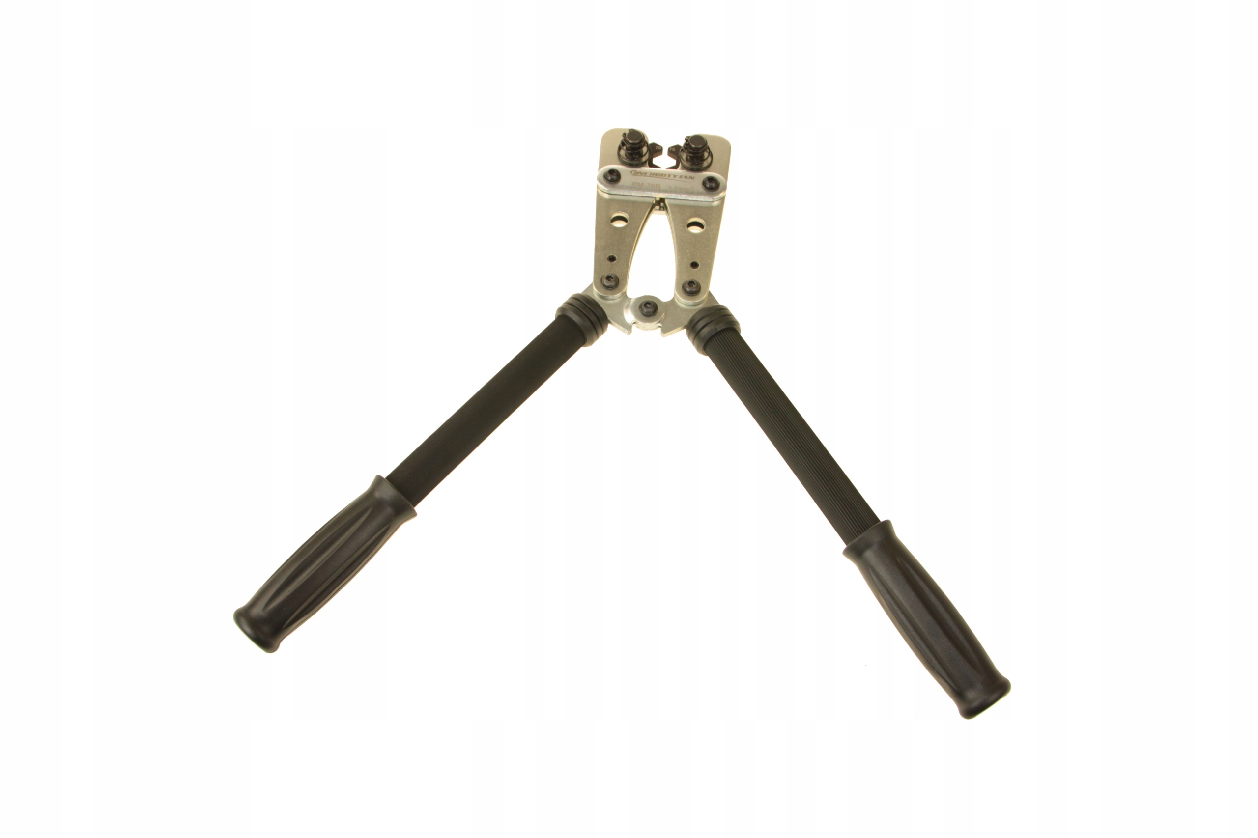 ZACISKARKA DO KABLI PRASKA DO TULEJEK KABLI 6-70 / 6-10-16-25-35-50-70 mm2 Waga produktu z opakowaniem jednostkowym 1.75 kg