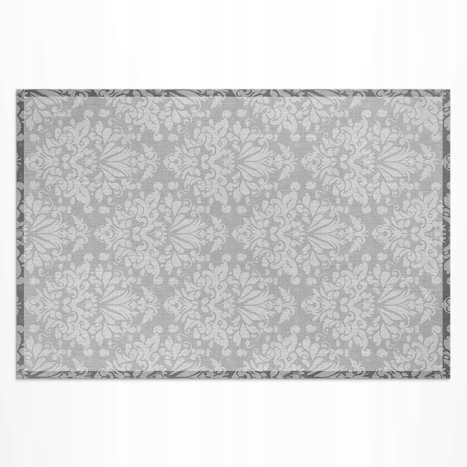 Koberec Vinylový Uv voděodolný rostlinný ornament ve vintage stylu 80 x 120 cm