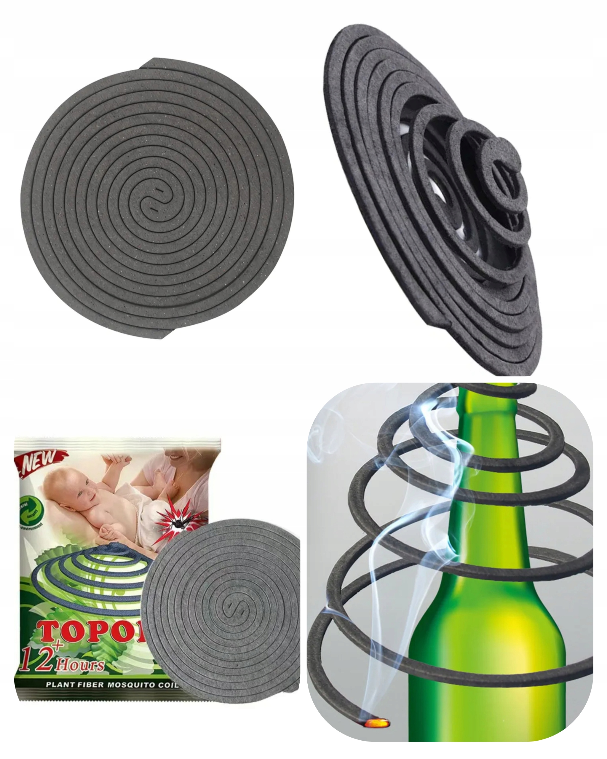 

Spirala Owadobójcza Komary Odstrasz Komarów 10szt