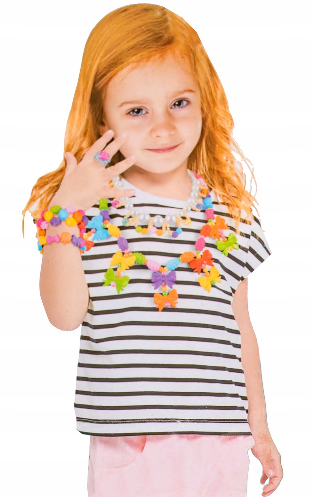 KORALIKI DO ROBIENIA BRANSOLETEK BIŻUTERII ZESTAW Płeć chłopcy dziewczynki