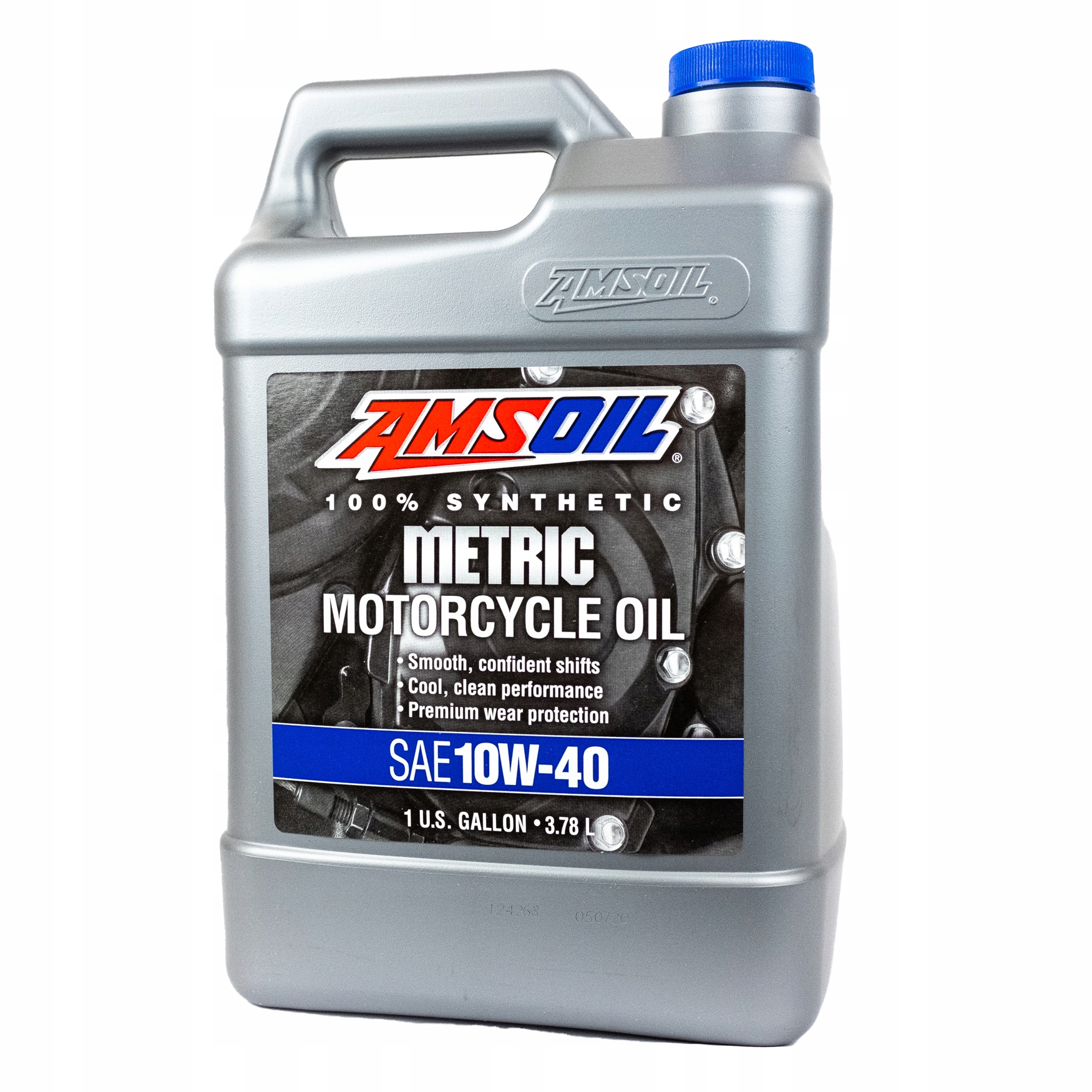 Olej silnikowy syntetyczny Amsoil Synthetic Motorcycle Oil 3,78L 10W-40