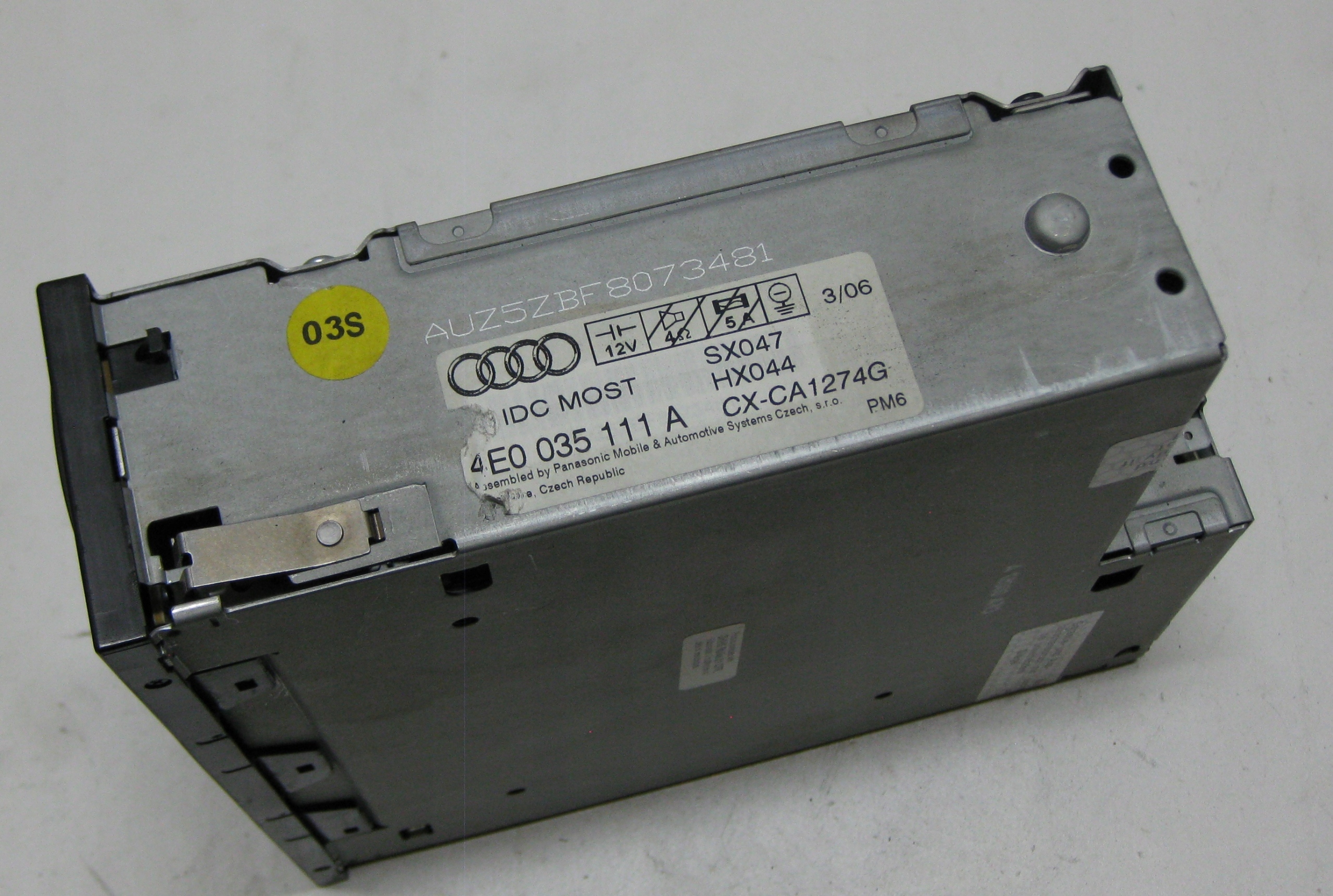 AUDI A6 C6 2.7 TDI 07R changer CD 4E0035111A