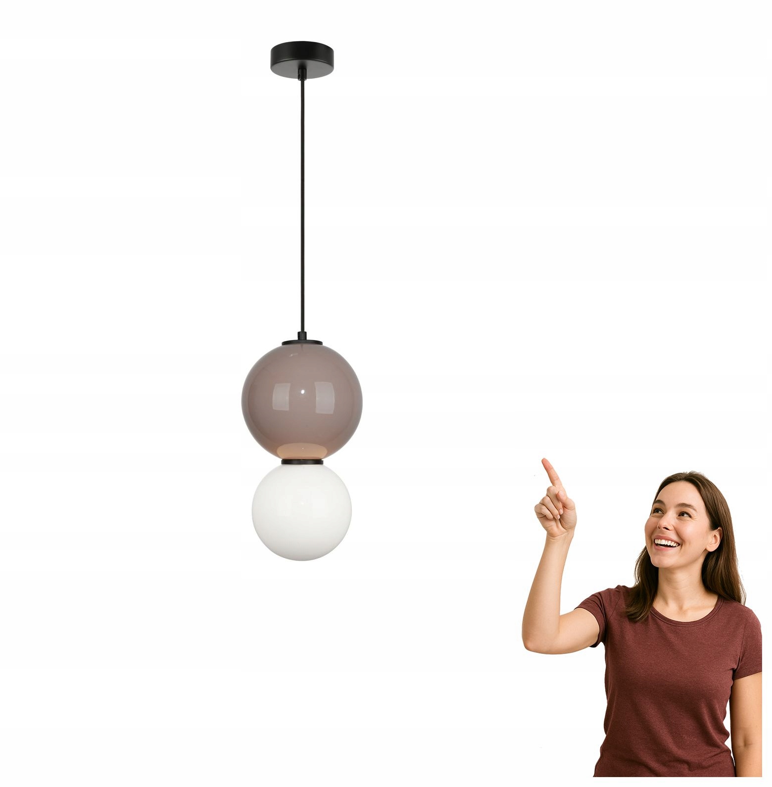 Závěsná Led lampa 6W Pieve PND-95221-1M-BR Italux