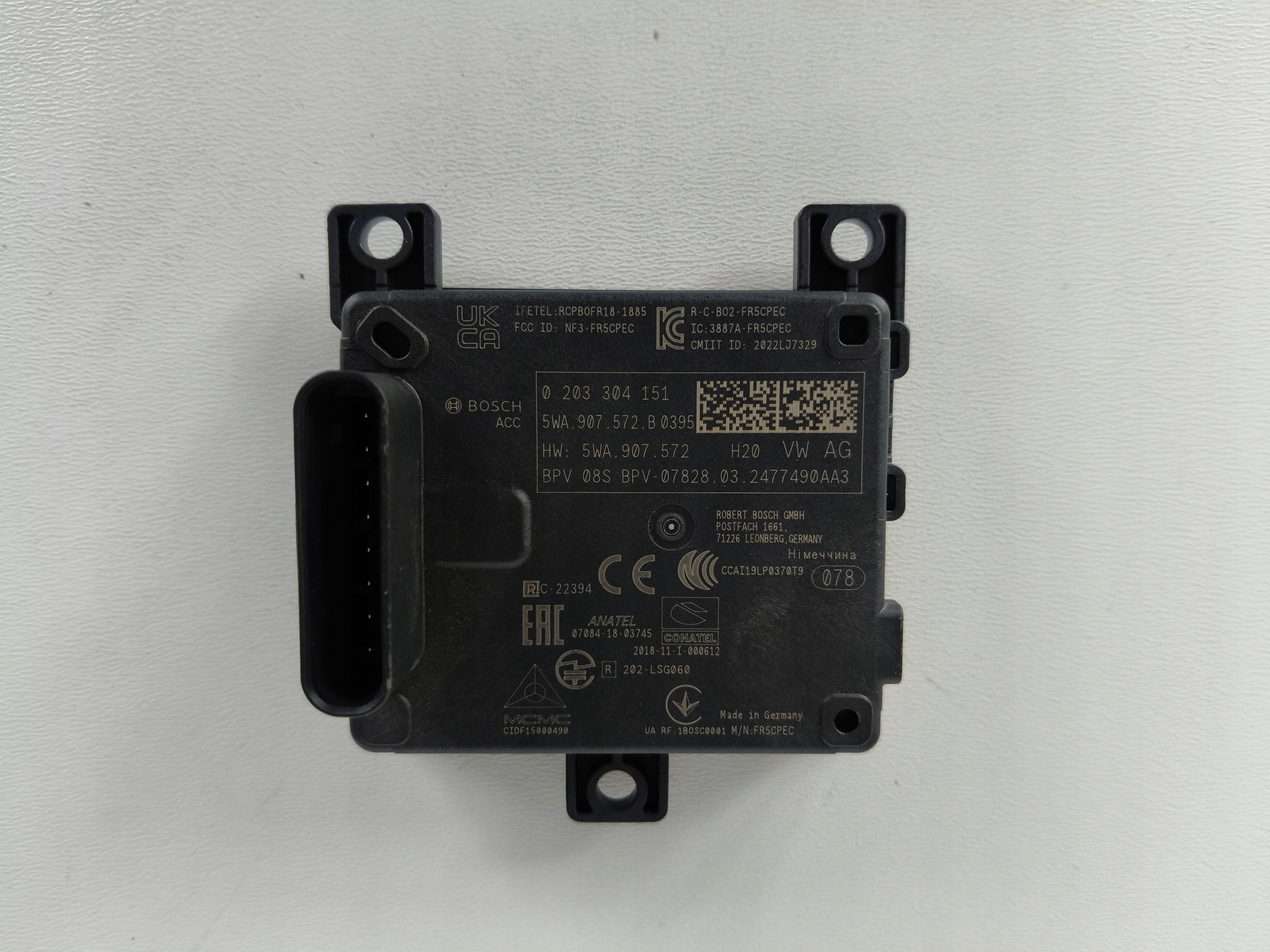 RADAR DISTRONIC ACC VW AUDI SEAT 5WA907572B
