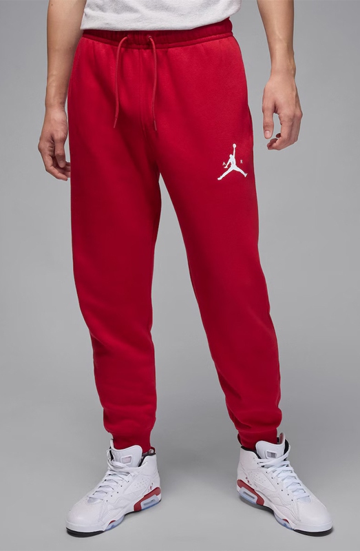 Pánské kalhoty Jordan Jumpman Fleece červené IM9793 687 velikost XL