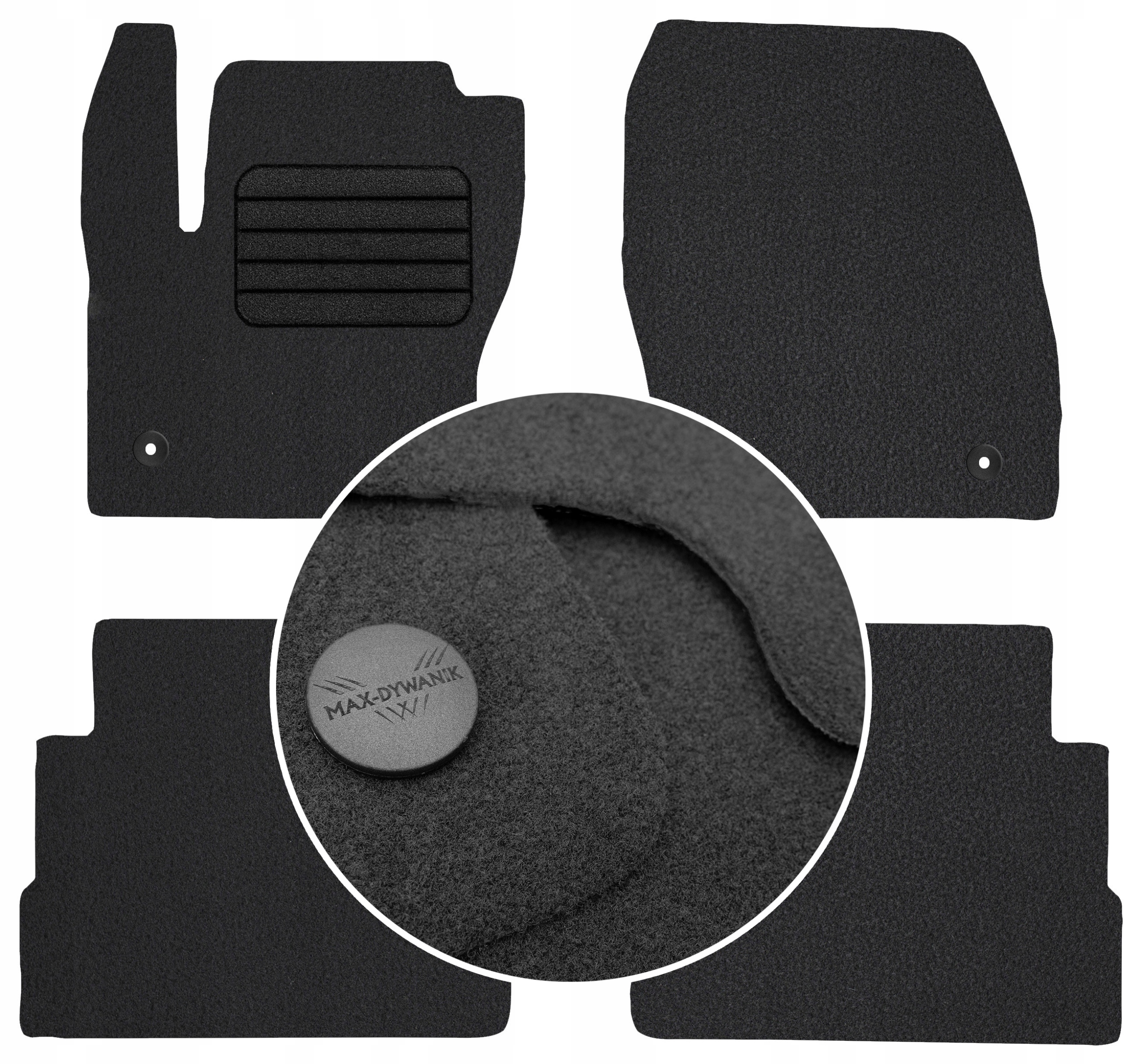 

Ford Kuga II 2012-2019 Wycieraczki welurowe