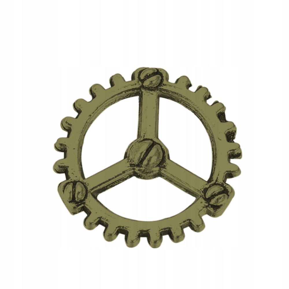 zm231 Steampunk Zębatki trybiki 10szt mosiężne