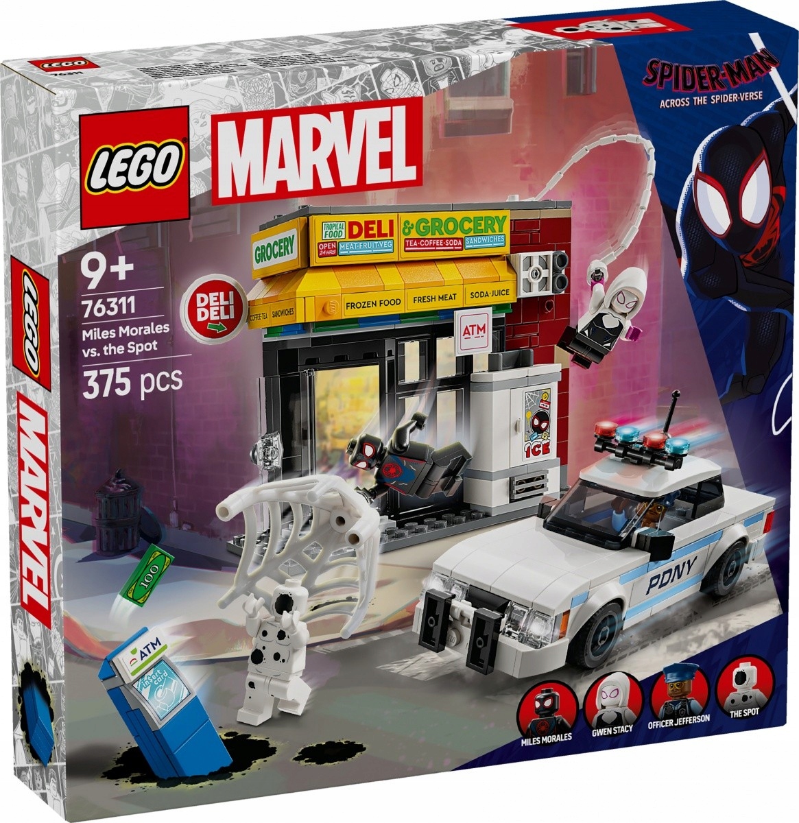 Lego Stavebnice Heroes 76311 Multiversum: Miles Morales versus Spot