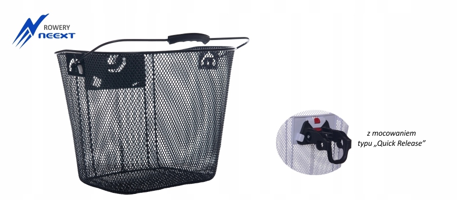 Koszyk rowerowy siatkowy na CLICK