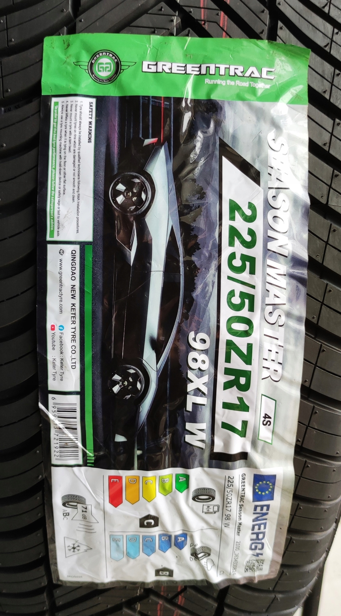 Opony 225/50/17 Greentrac Season Master 2szt. 3 lata gwarancji Marka Greentrac