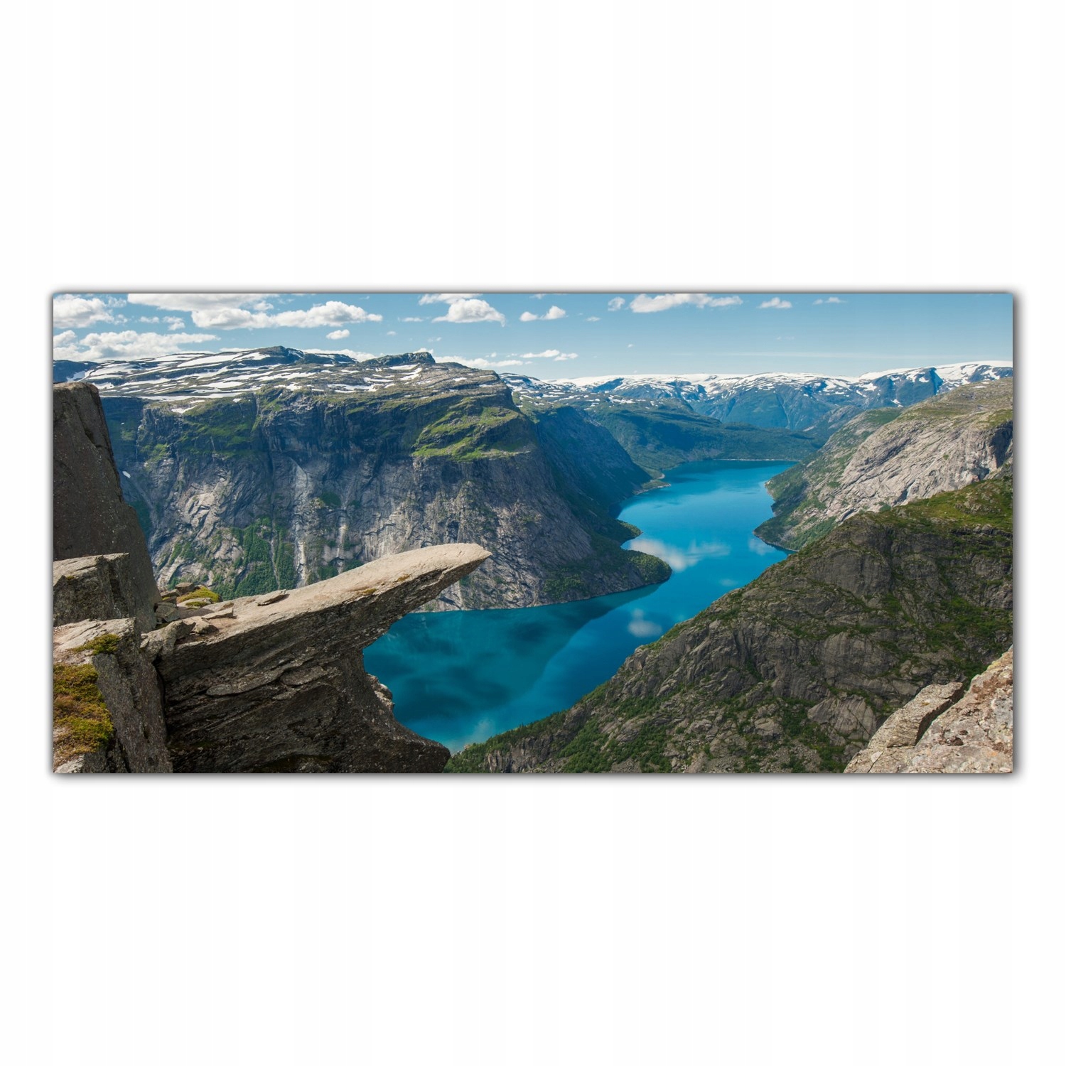 Hory Skály Krajina 120x60 Tvrzené sklo panel