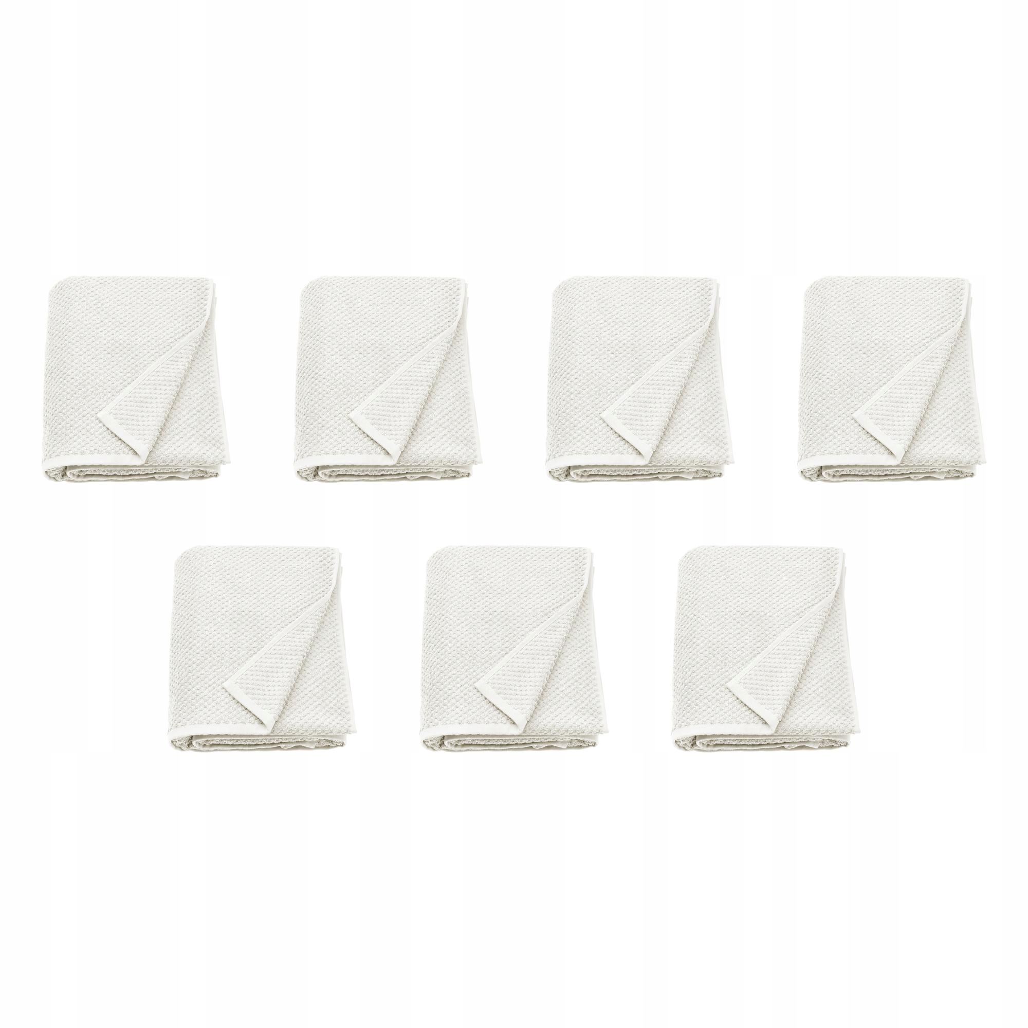 7 szt. Ręcznik kąpielowy 100x150 500 g m2 biały Gulvial