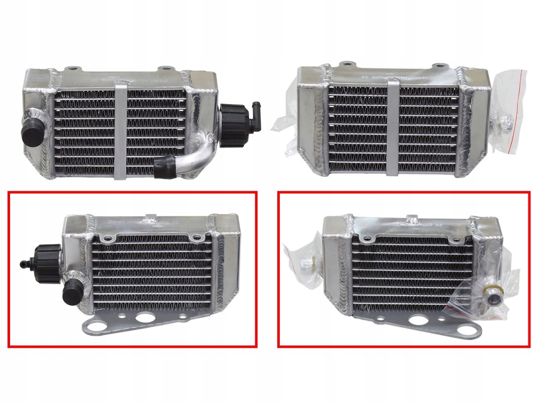 Chladič Gas Gas MC 65 '21-'23, Ktm Sx 50 '12-'23 Posilnená Pravá Ks