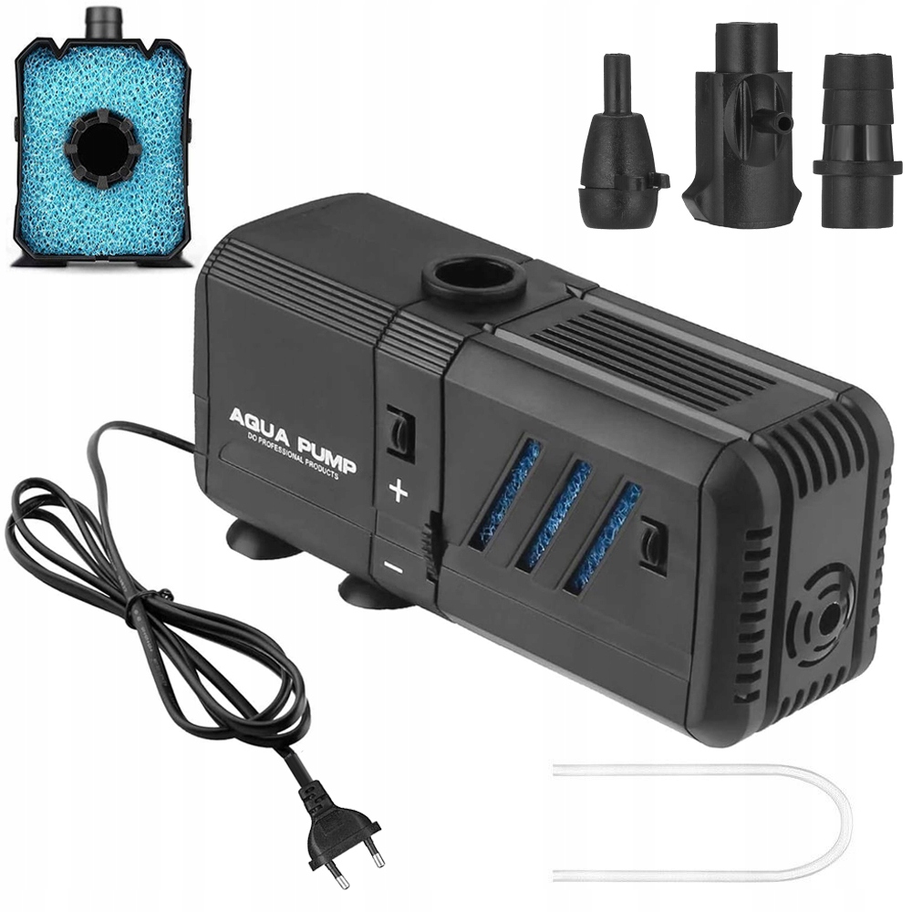 Levně Filtr Vody Vnitřní Houbové Filtry Pumpička Do Akvária 500 L/h 6W Regulace