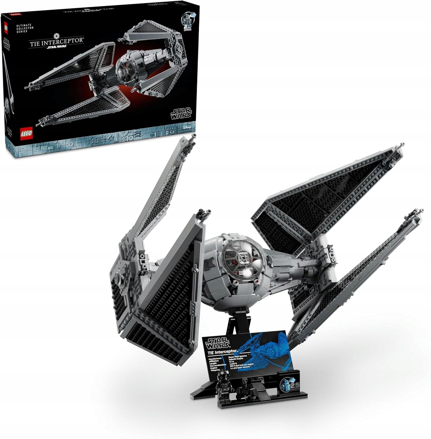 Tie Interceptor Ucs Lego Star Wars 75382 Stíhačka pro dospělé