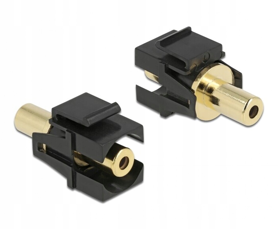 Moduł Keystone stereo jack męski 3.5 mm 3-pin do stereo jack Delock 86858
