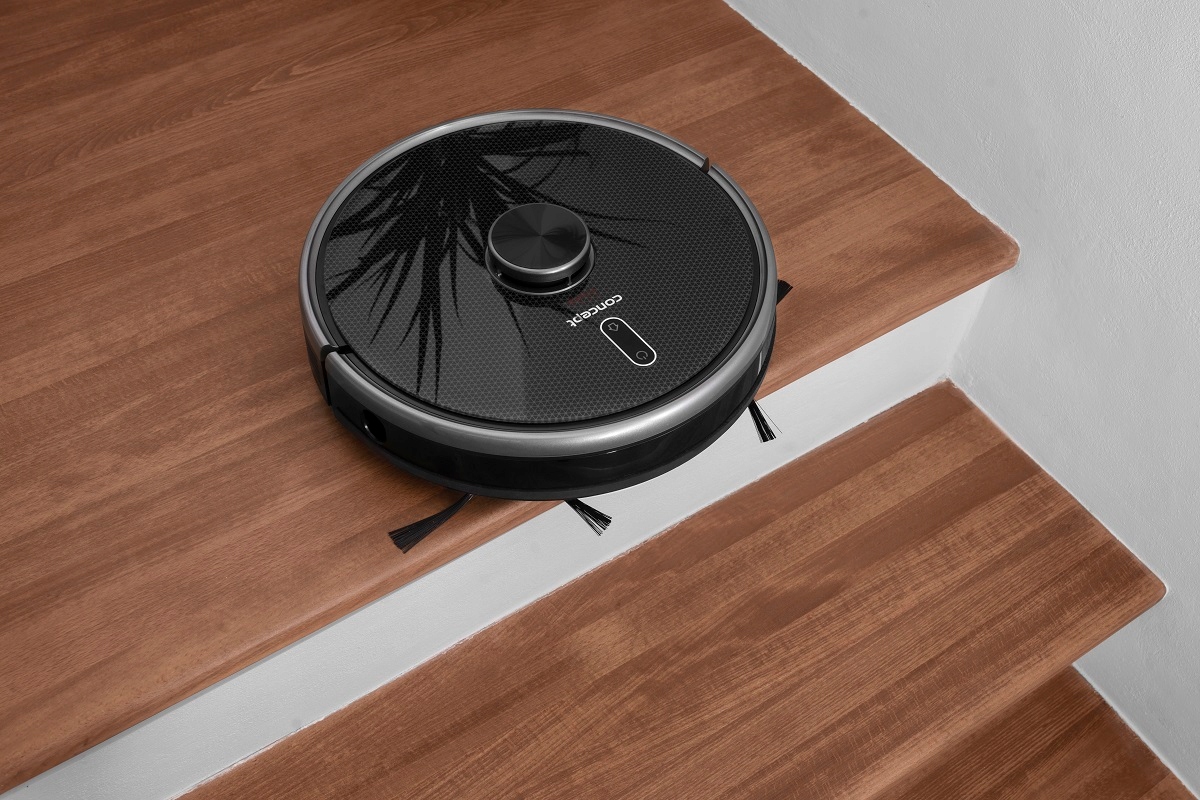 Robot sprzątający z stacją 5W1 MOP WiFi Aplikacja Pojemność zbiornika na kurz 0.3 l