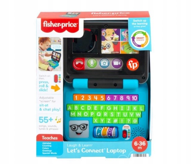 

Fisher Price Edukacyjny Laptop Malucha HHX33 6M+