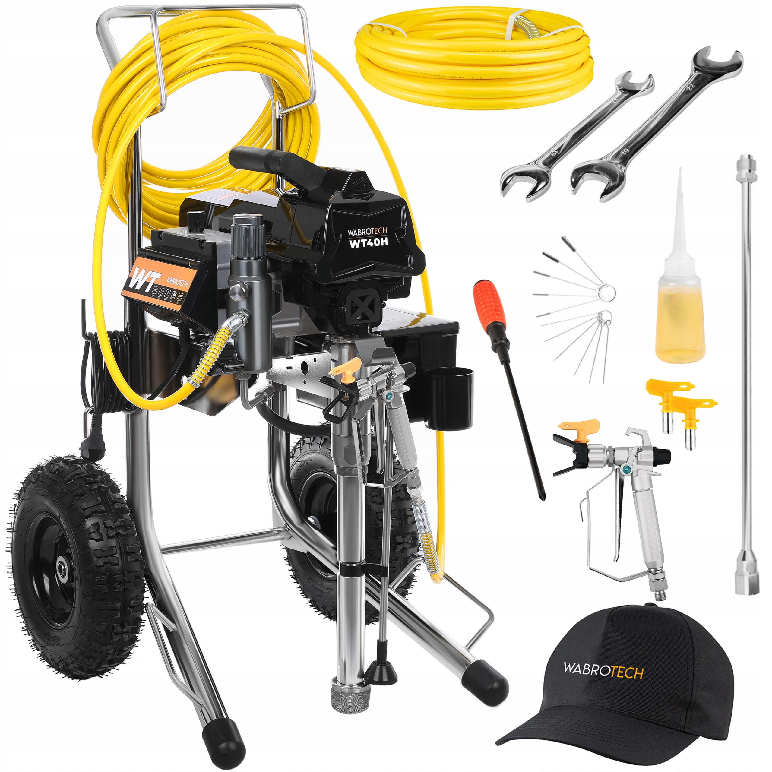 Hydrodynamický malířský agregát Pistole 4,0L WT40H Wabrotech Airless