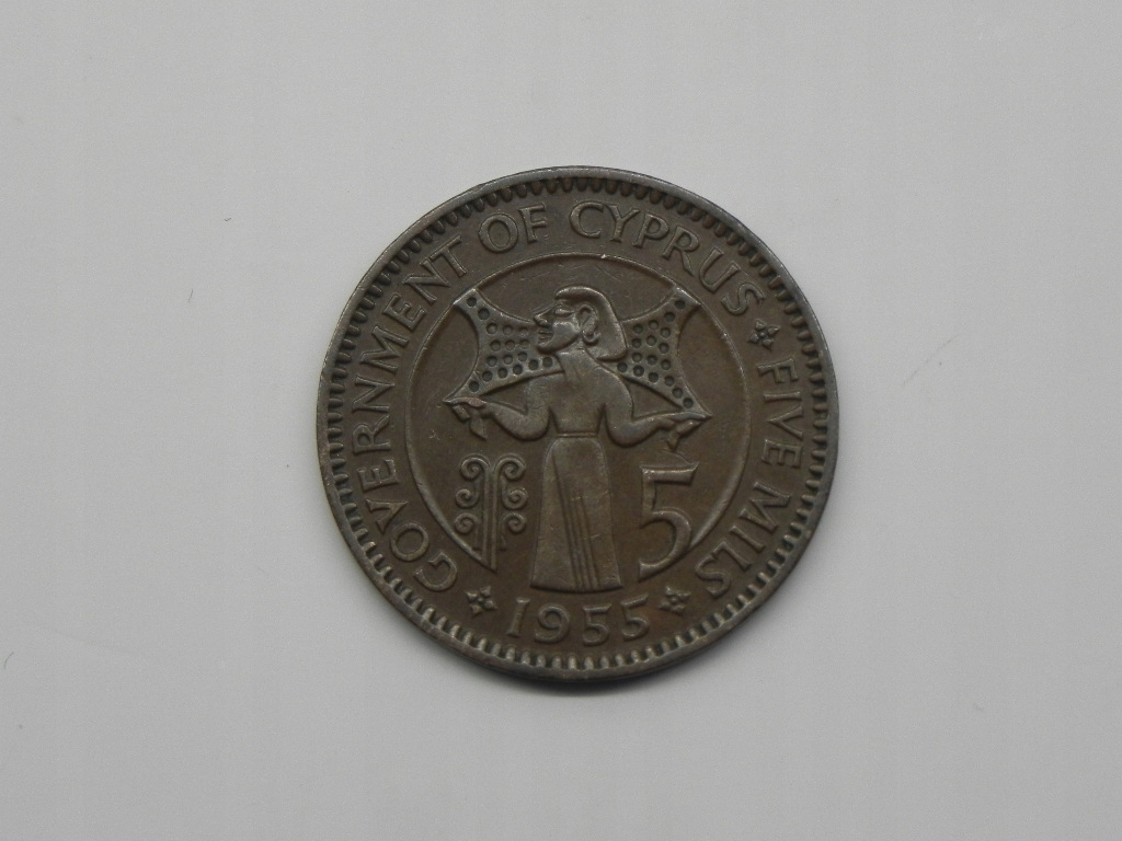 4833/ 5 MILS 1955 CYPR