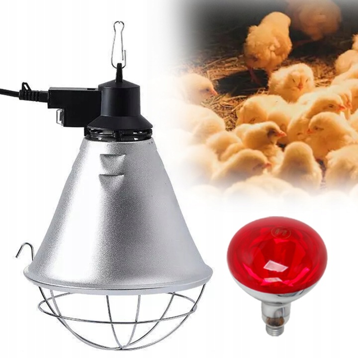 Infračervená Ir topná lampa pro vytápění terária