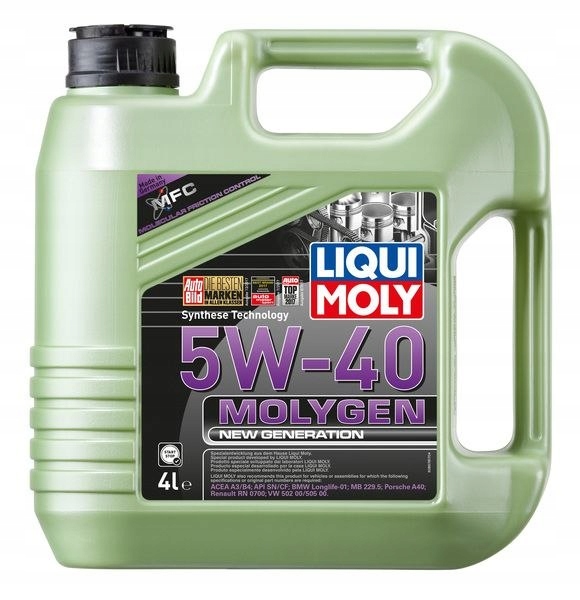 Motorový olej Molygen New Generation 5W-40 4L