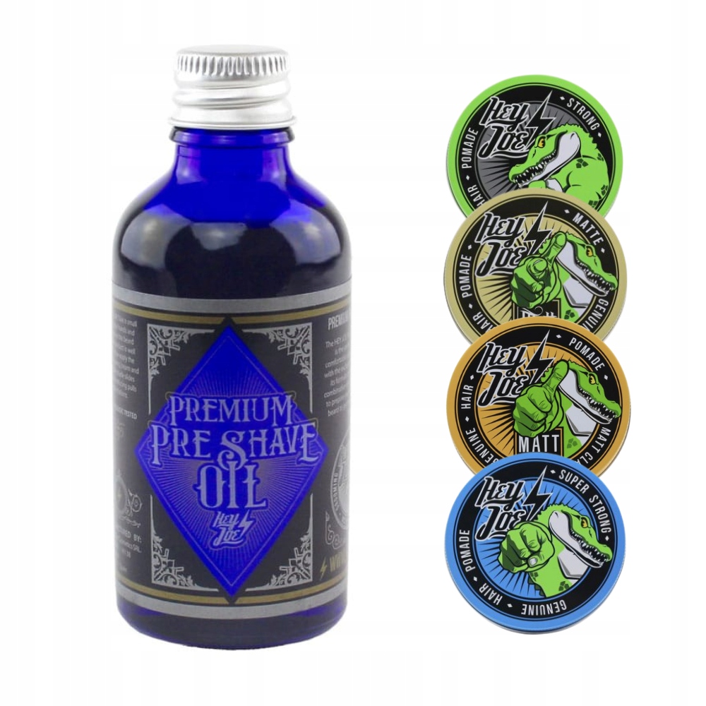 Hey Joe Olej před holením Premium Dárek pomáda Hey Joe 15 ml