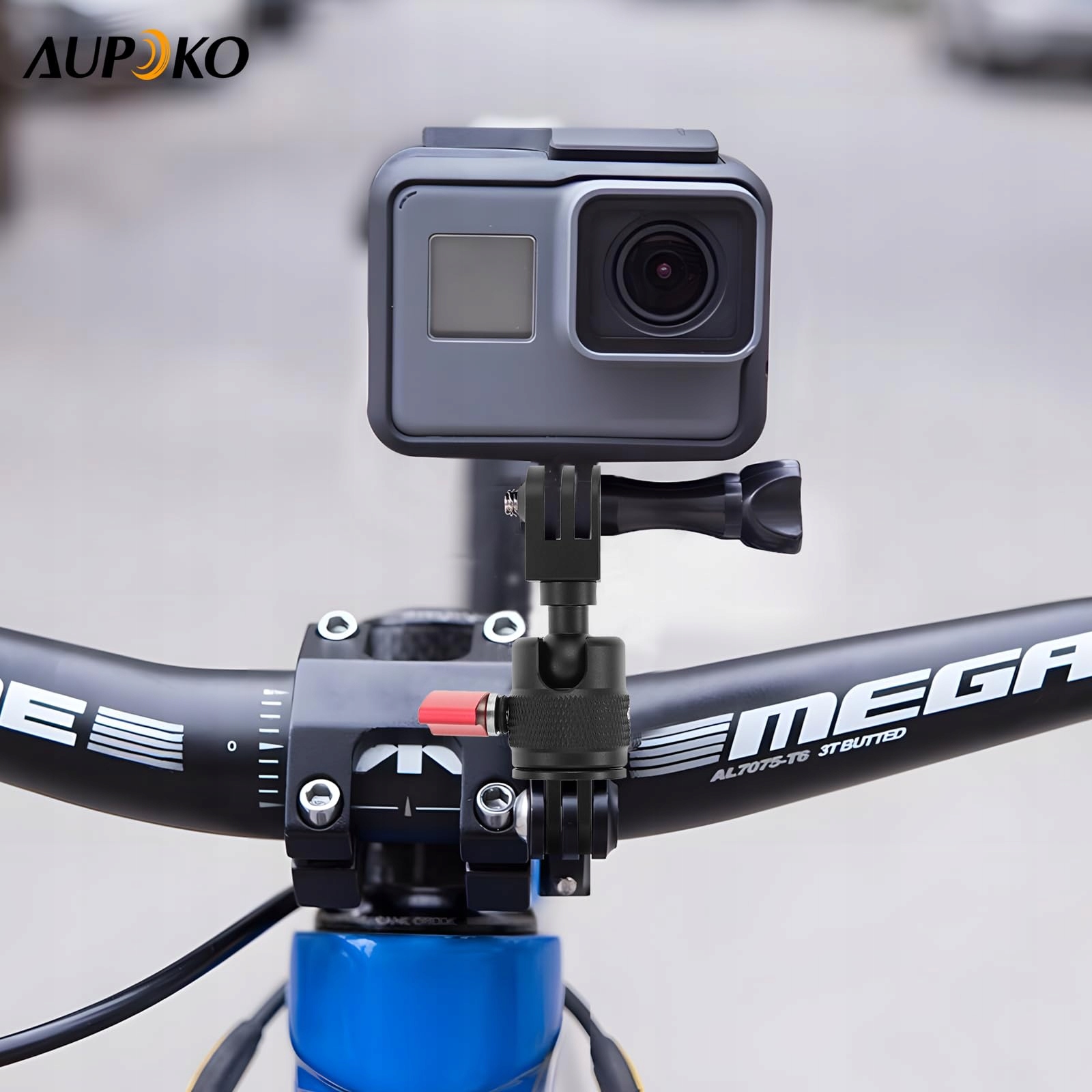 Adapter 360 Stopni Do Kamer Sportowych Aluminiowy Regulowany Mocny Aupoko — miniatura 6