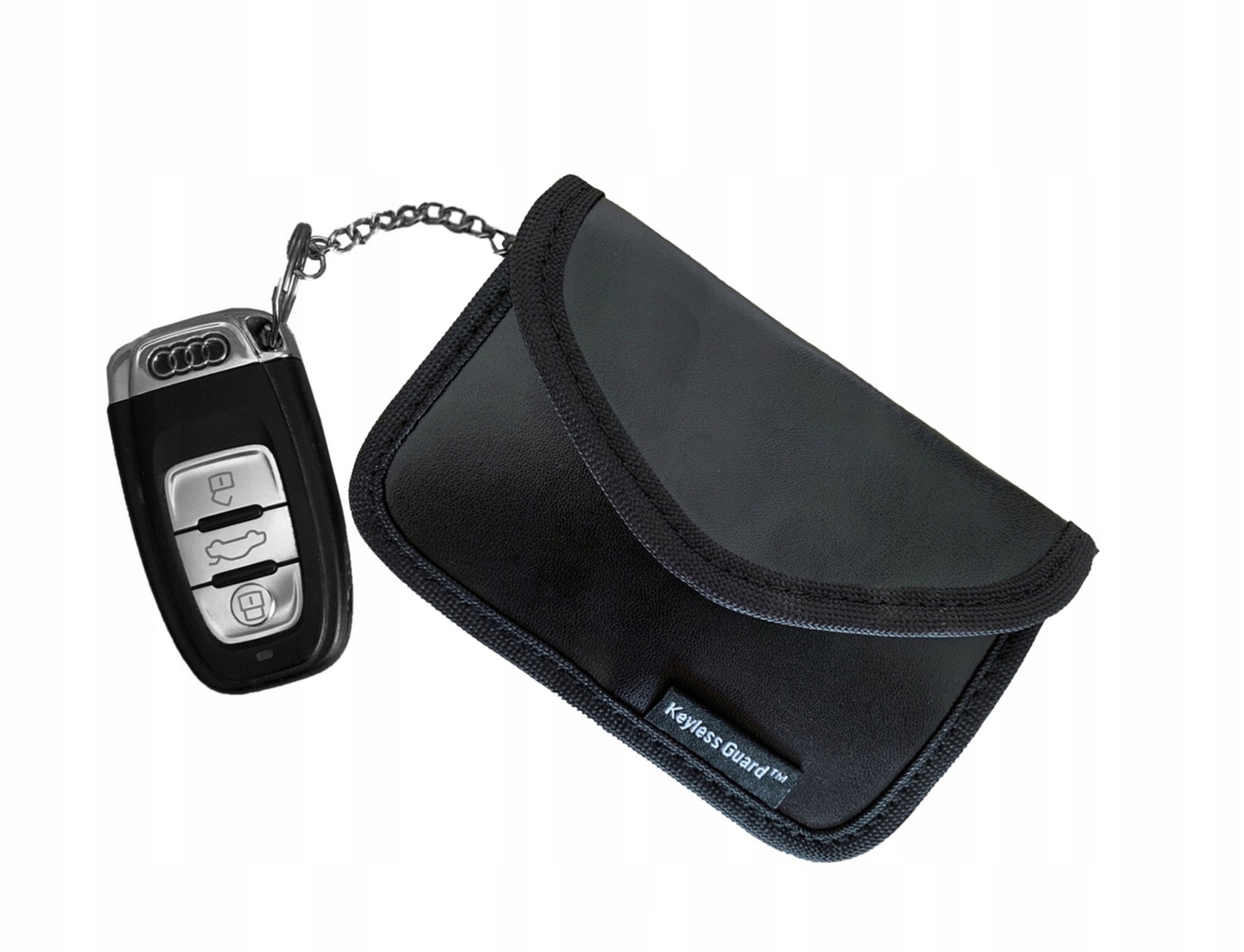 

Etui Pokrowiec Blokada Fal Kluczyka Keyless Skóra