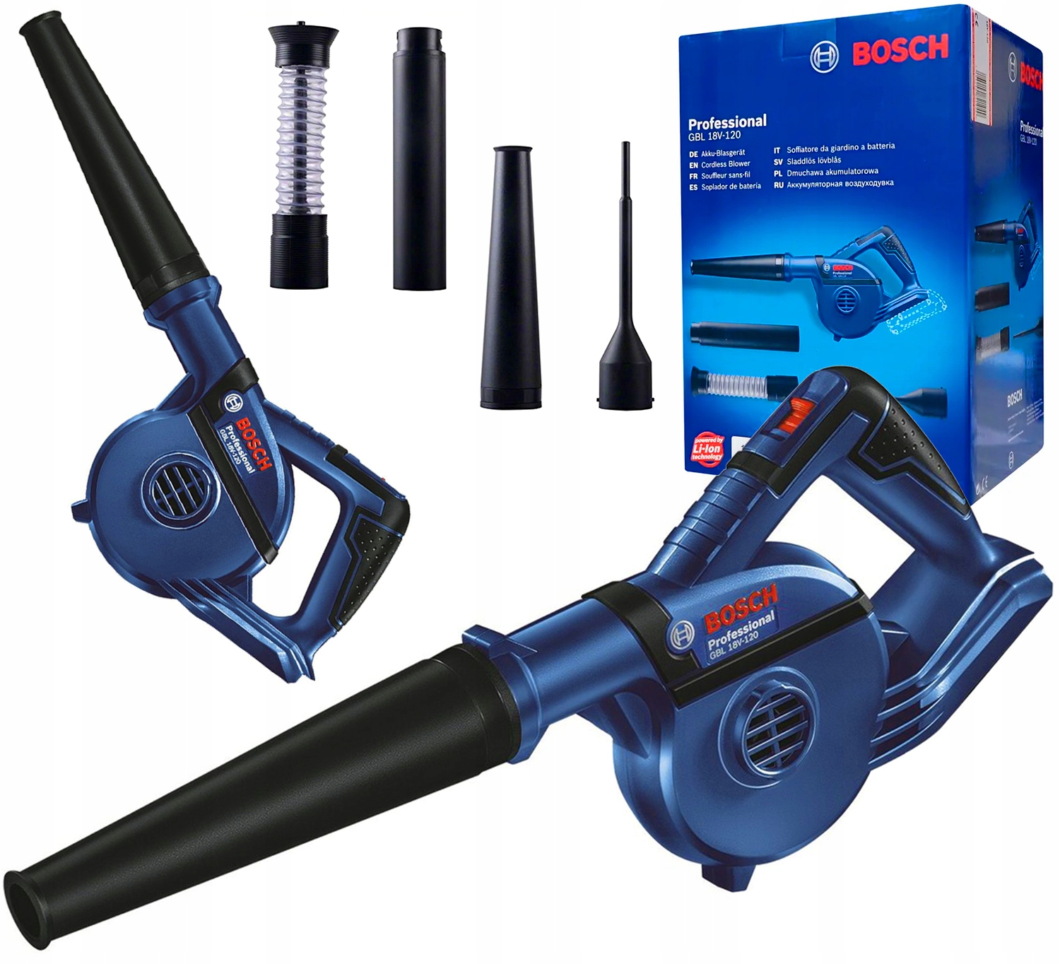 MAŁA MOCNA DMUCHAWA akumulatorowa 18V BOSCH Professional