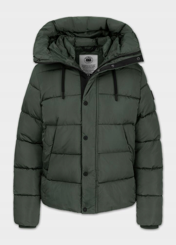 Dámská prošívaná Zimní Bunda Pitbull Amalia s kapucí se stojáčkem