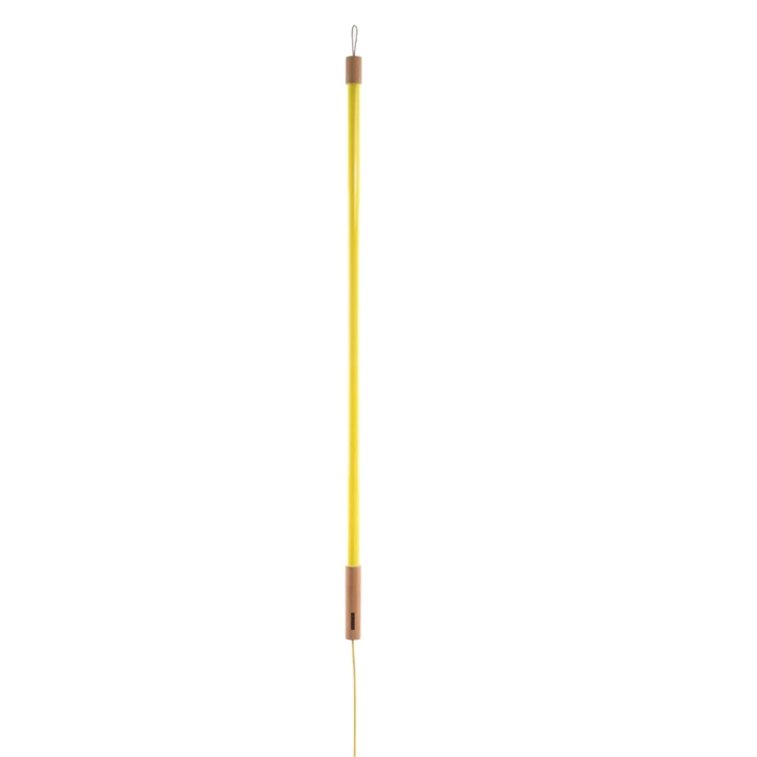 Led nástenné svietidlo s konektorom Seletti Linea lampa žiarivka tuba žltá 135 cm
