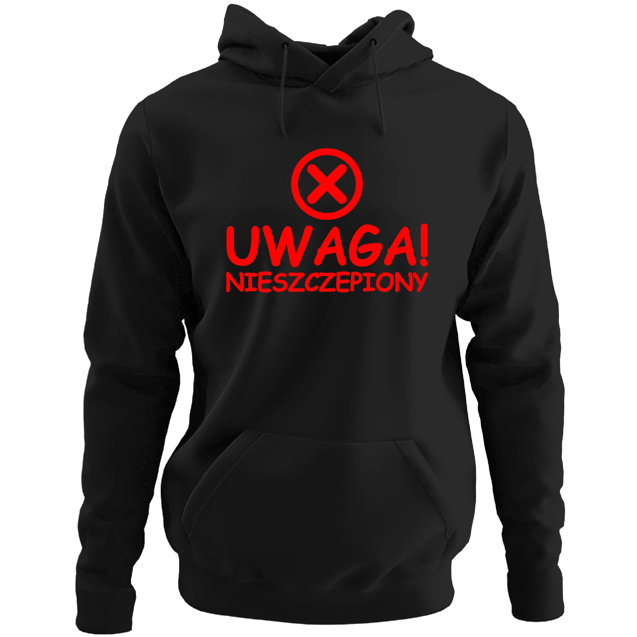 

Bluza Z Kapturem Nie Zaszczepiony Pis Covid *****