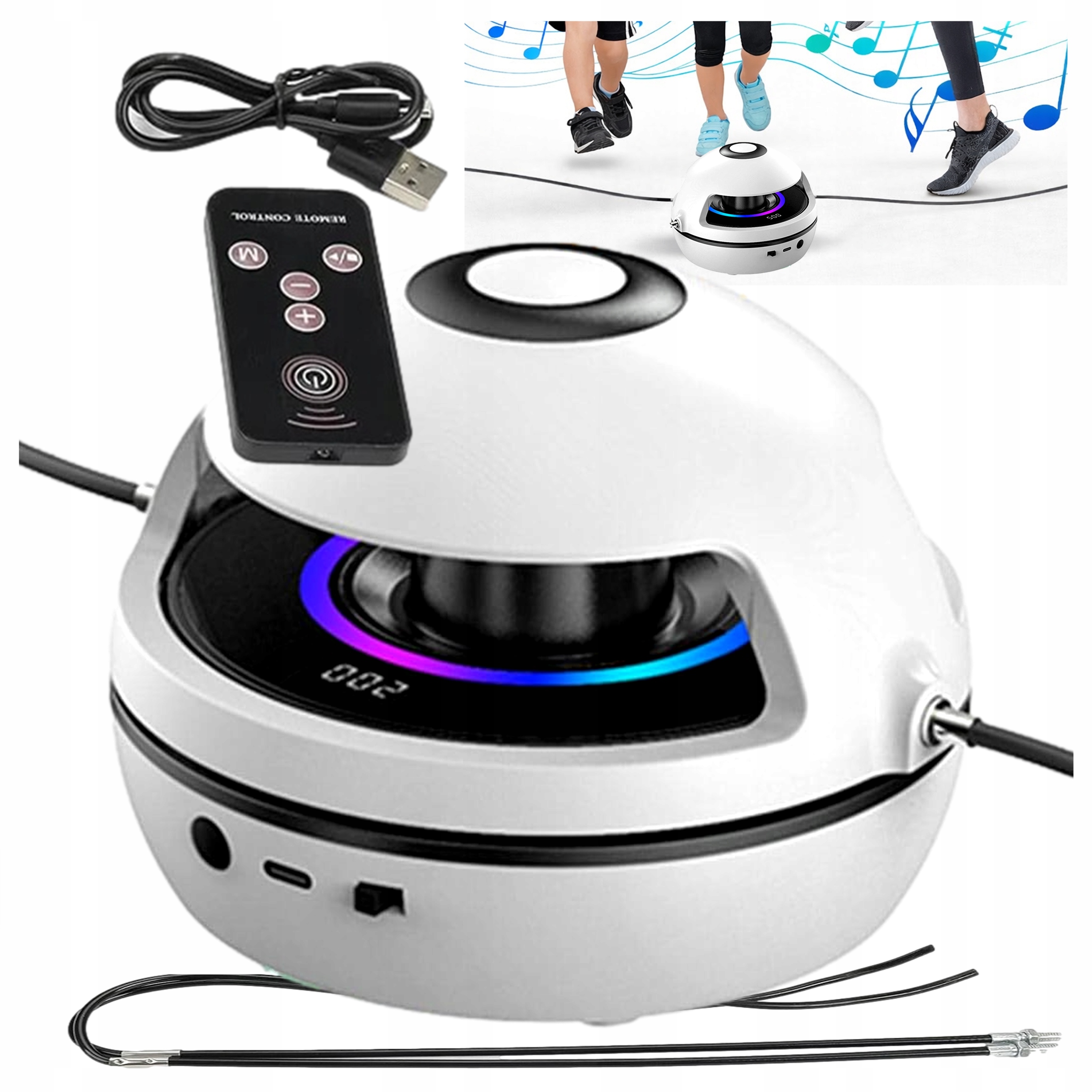 Skakanka Elektryczna dla dzieci Muzyczna Maszyna do skakania Automatyczna