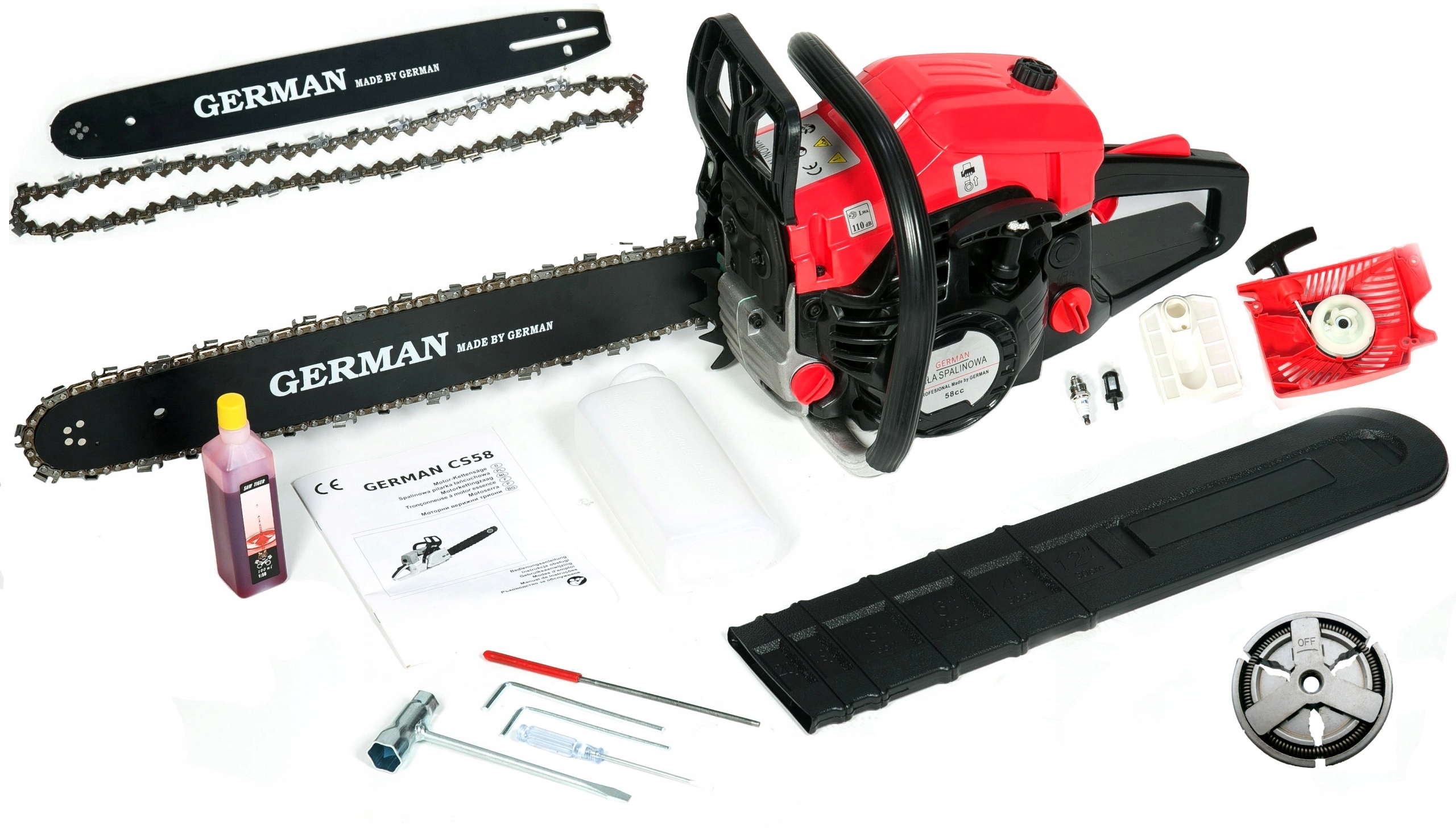 Motorová Pila Řetězová Pila 5.8 Km Profesionál