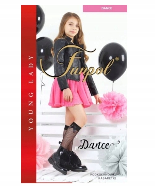 

Podkolanówki czarne Dance kabaretki uniwersalne