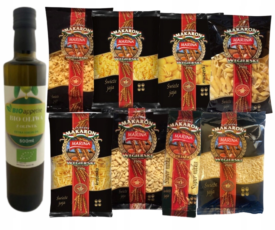 Levně 8x Těstoviny, bio oliva z oliv