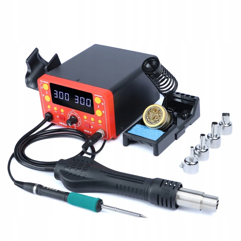 Pájecí stanice Yihua 902D-IV 2v1, silný hrot T12