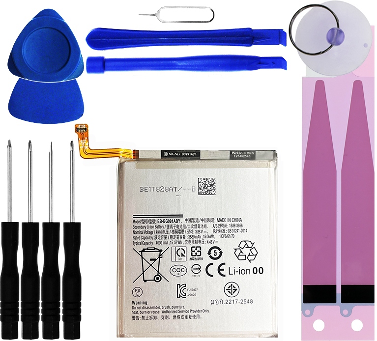 Nová baterie 4000 mAh pro Galaxy S21 SM-G991U1, SM-G991W, SM-G991N, SM-G9910