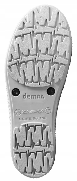 Stylowe czarne kalosze na deszczowe dni Damskie 41 Marka Demar