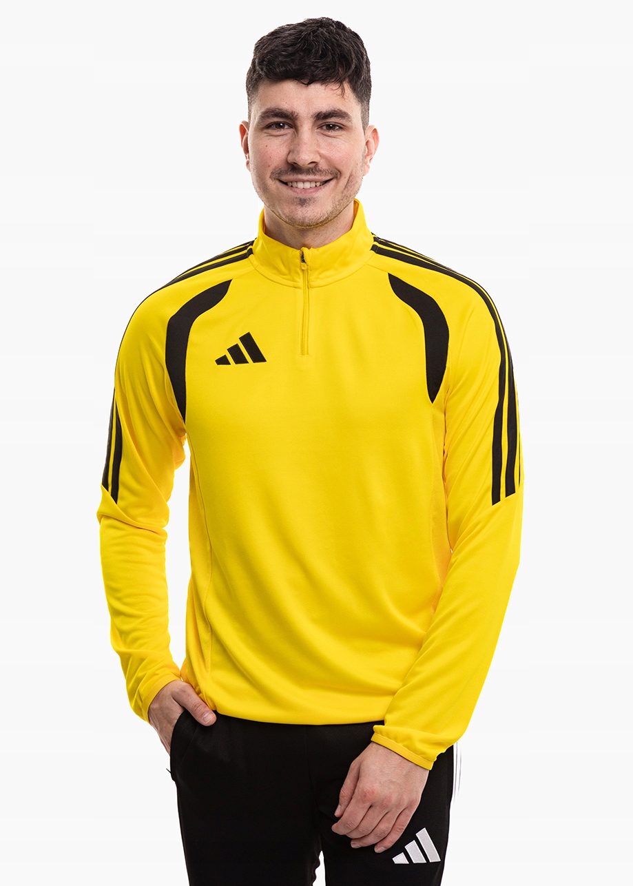 Pánská Mikina adidas Tiro 26 Zip 1/4 Climacool Fotbalová sportovní žlutá M