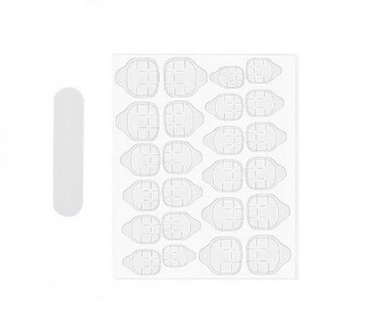 SZTUCZNE PAZNOKCIE TIPSY OMBRE BALLERINA P003-3 Kształt inny