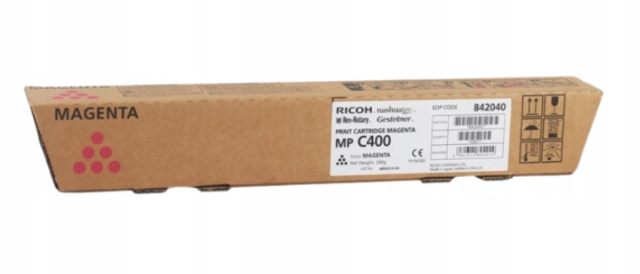 Toner Ricoh Mp C400 841301 841552 842040 Originál Magenta C300 C401