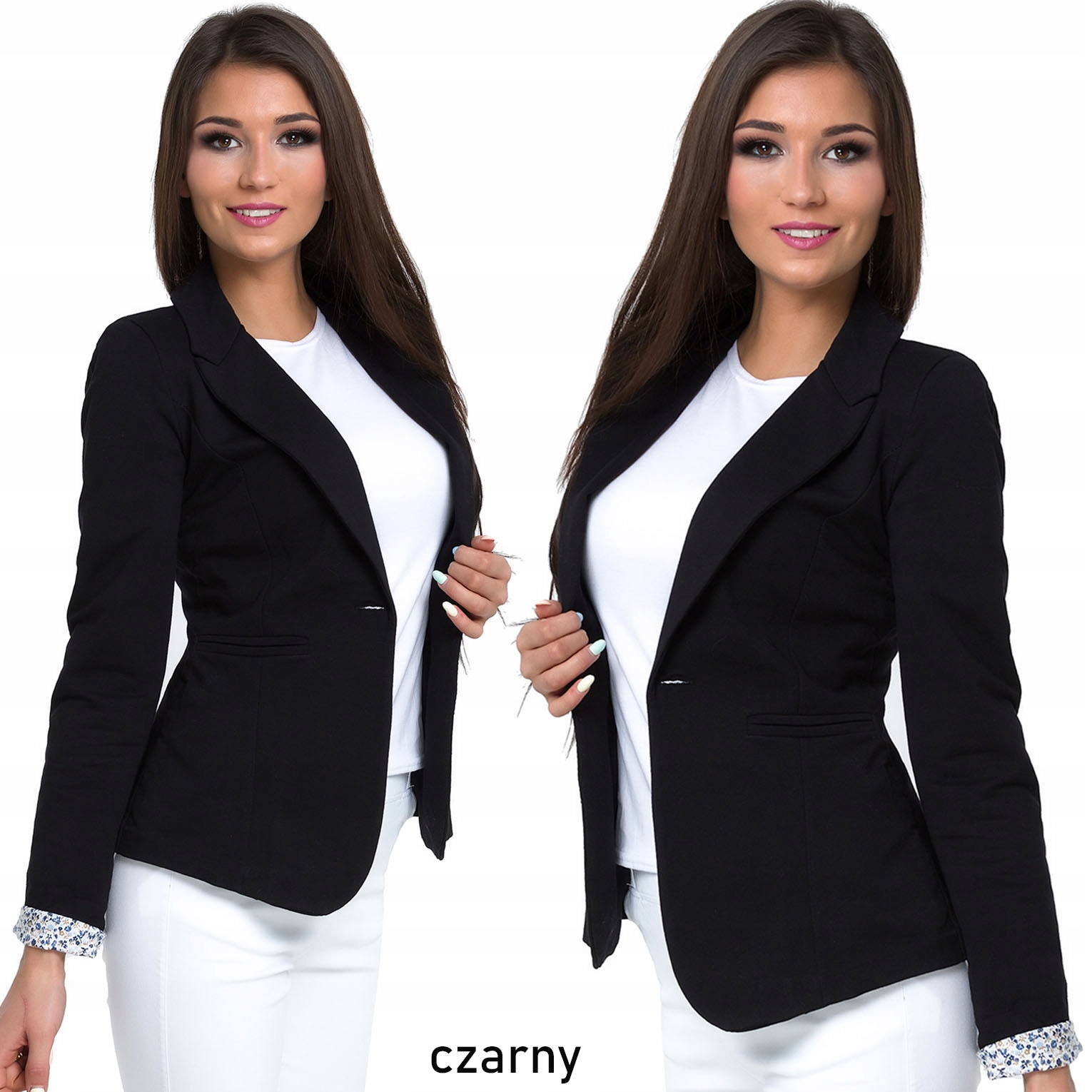 723_roz._XL_KLASYCZNA BAWEŁNIANA MARYNARKA KOLORY Okazja elegancka